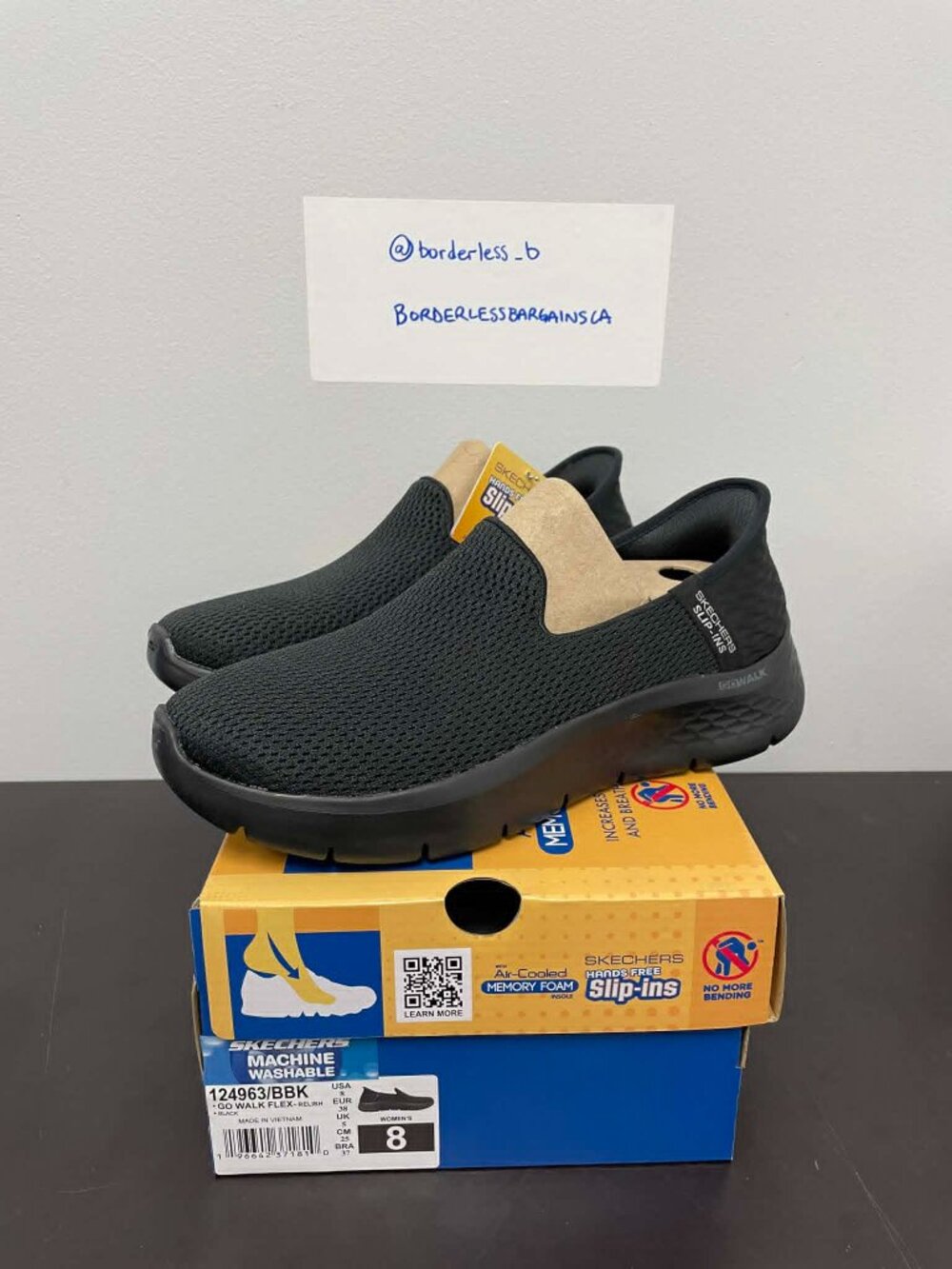Women's Skechers Go Walk Flex - Relish Black (124963/BBK)